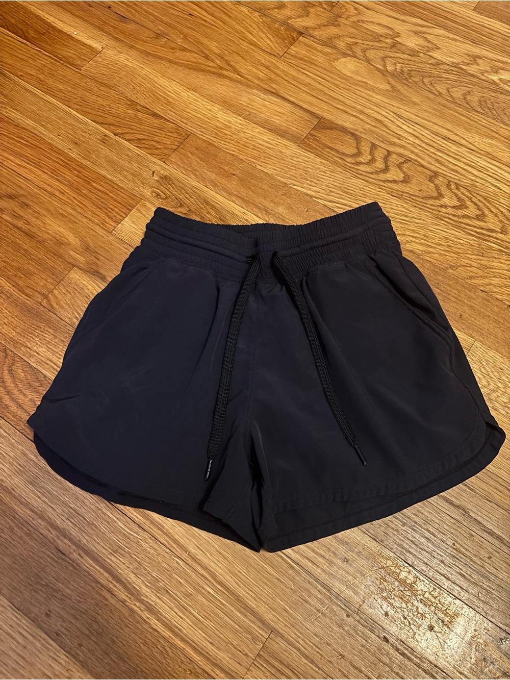 YPB A&F Black Women’s Athletic Drawstring Shorts XXS